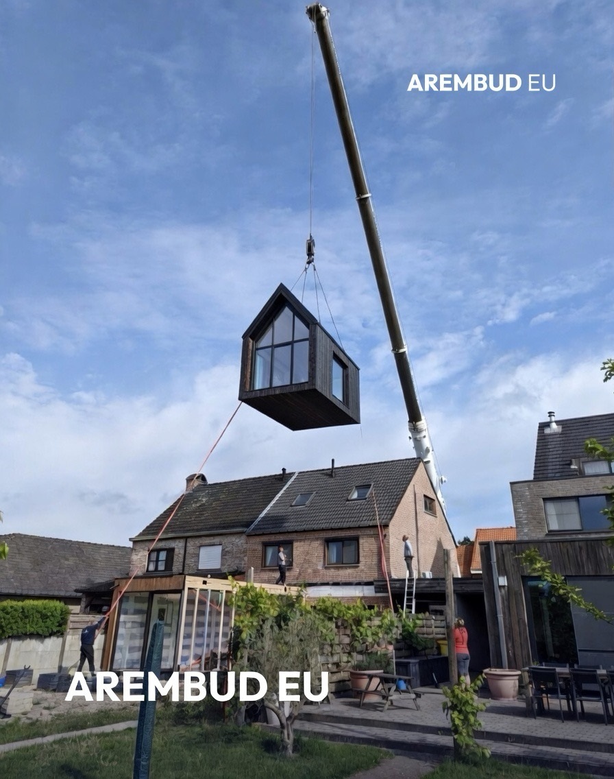 arembud eu premium luxe delivery tuinhuis tuinhuis fondation tiny house belgium modular home create your own space