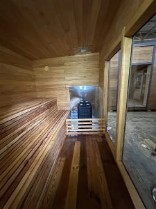 AREMBUD EU tiny house 7 gallery sauna wood belgium barn module modern a-frame Modular Home