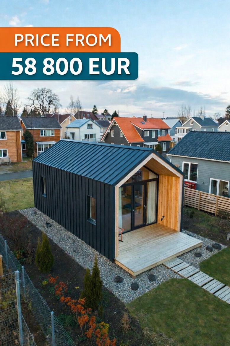AREMBUD EU tiny house belgium barn Modular Home 42 м2 Custom Design price
