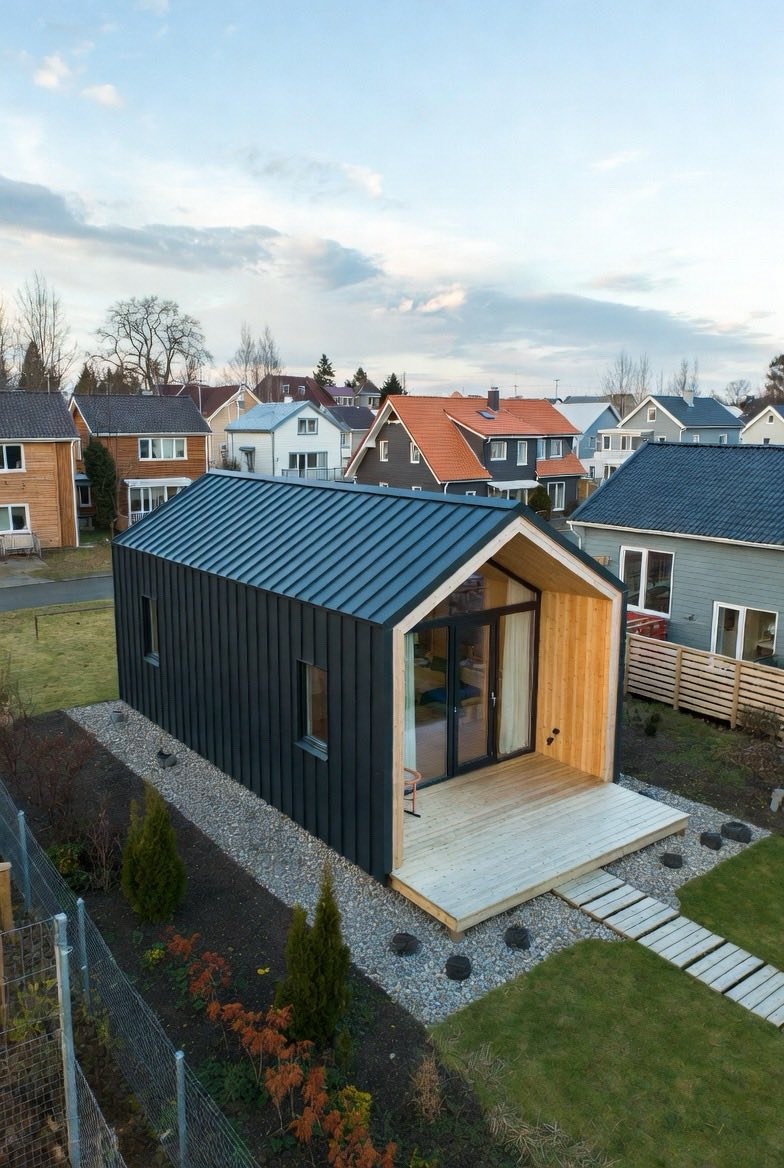 AREMBUD EU tiny house belgium barn Modular Home 42 м2 Custom Design to Installation