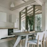 AREMBUD EU tiny house belgium barn modern a-frame 104 m2 Modular Home Custom kitchen room living outside 2