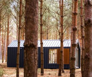 AREMBUD EU tiny house gallery sauna wood 3 belgium module modern barn 35 a-frame Modular Home metal
