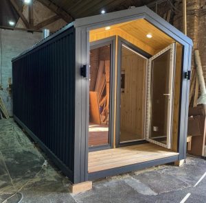AREMBUD EU tiny house gallery sauna wood 4 belgium module modern barn 35 a-frame Modular Home metal