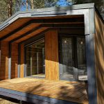 AREMBUD EU tiny house gallery wood terrace belgium barn modern 3 a-frame m2 Modular Home Custom kitchen bethroom 39