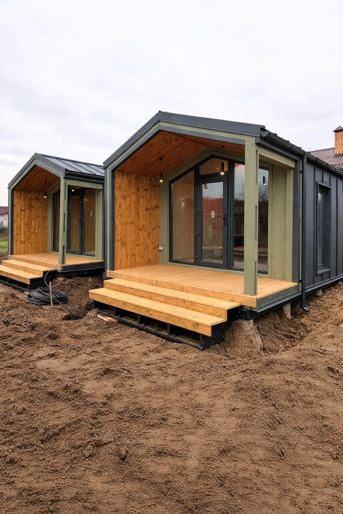 arembud eu tiny house wood belgium barn module modern a frame modular home